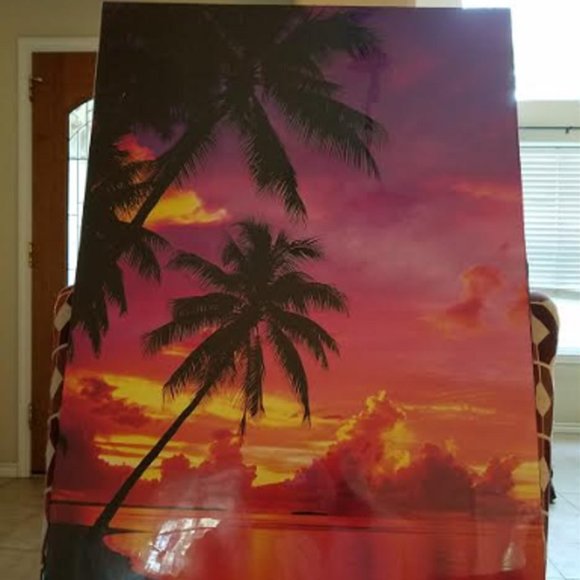 Tropical Print Wall Art - Picture 2 of 4